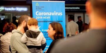 COVID\u002E19\u002E Control Ezeiza\nCrédito: Clarín