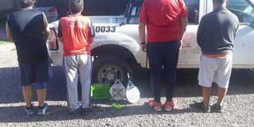 Aprehendidos por jugar al padel