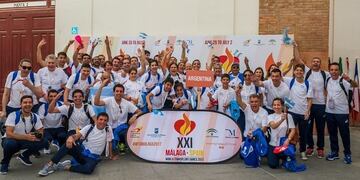 Delegación argentina para los Juegos Mundial de Transplantados (ADETRA)\u002E