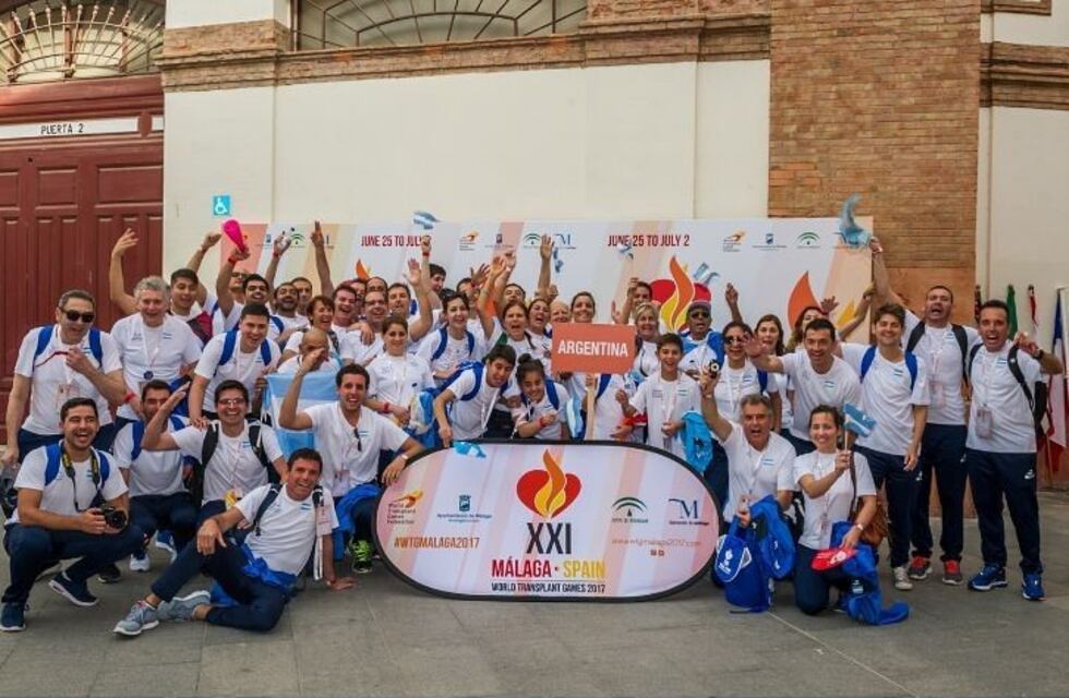 Deportistas argentinos viajarán a los Juegos Mundiales de Trasplantados