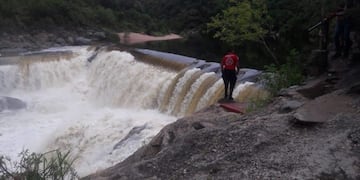 Imágenes de la creciente del río San Antonio\u002E