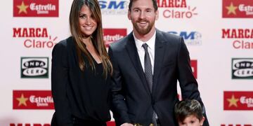 Lionel Messi anunció el nombre de su tercer hijo\u002E (Foto: EFE/Andreu Dalmau)