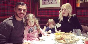 Wanda Nara y Francesca e Isabella Icardi