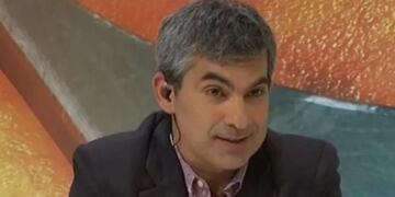 Un periodista gritó el gol del 'Pity' Martínez en vivo y asustó a todos sus compañeros (Foto: captura)