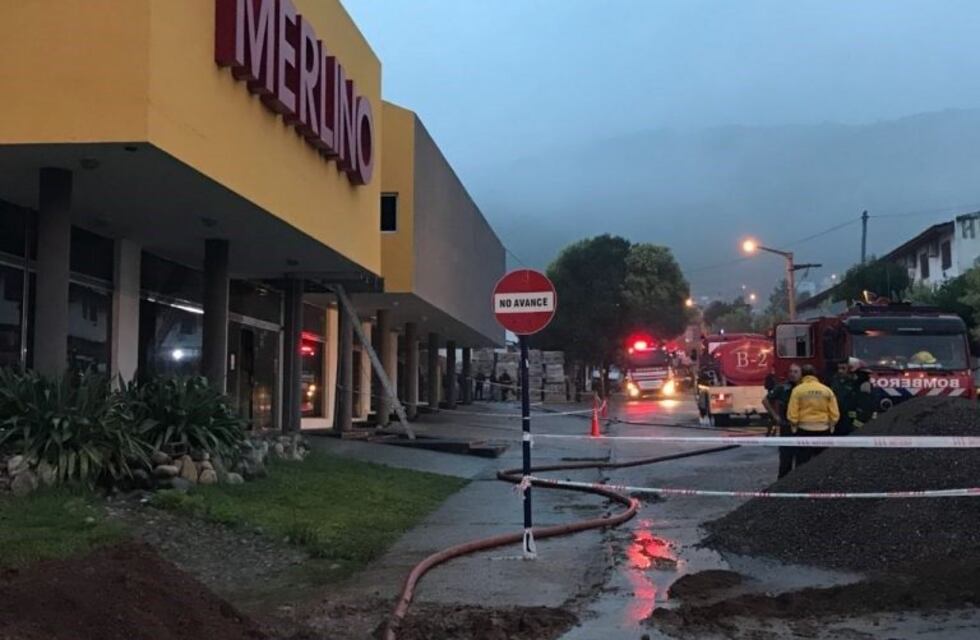 Incendio en corralón de Villa Carlos Paz