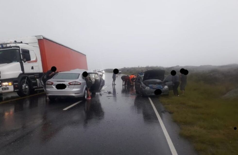 Chocaron dos vehículos en las Altas Cumbres