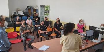 Del encuentro participaron autoridades sanitarias y de las fuerzas de seguridad\u002E