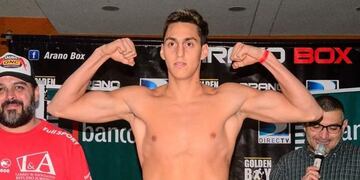 Nahuel García, un invicto mediano de cuna deportiva\u002E Su papá, el Flaco Cristian García, tuvo un paso recordado por Talleres\u002E