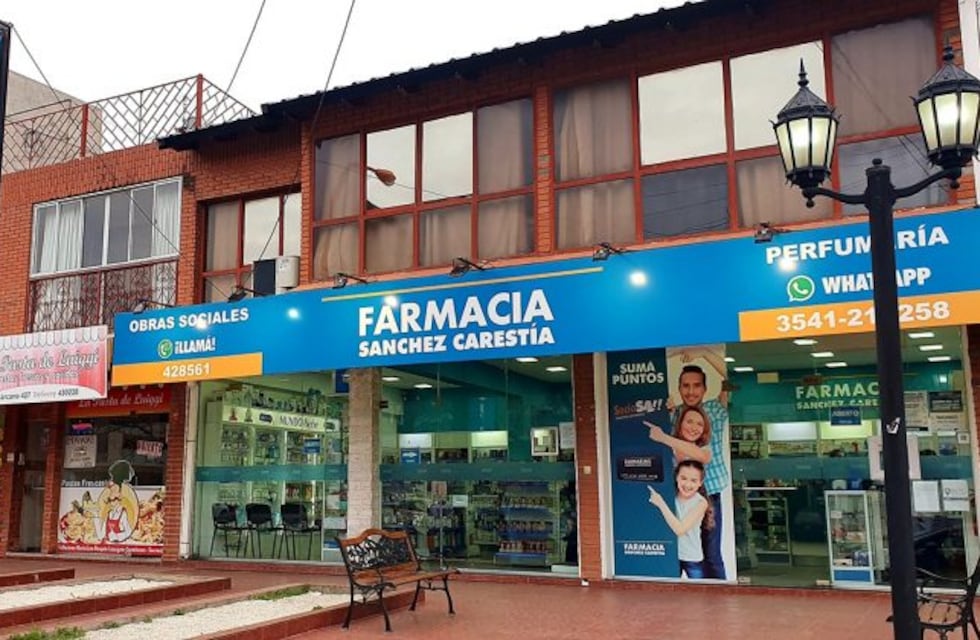 Farmacia Sánchez Carestía en Carlos Paz, nueva modalidad de atención