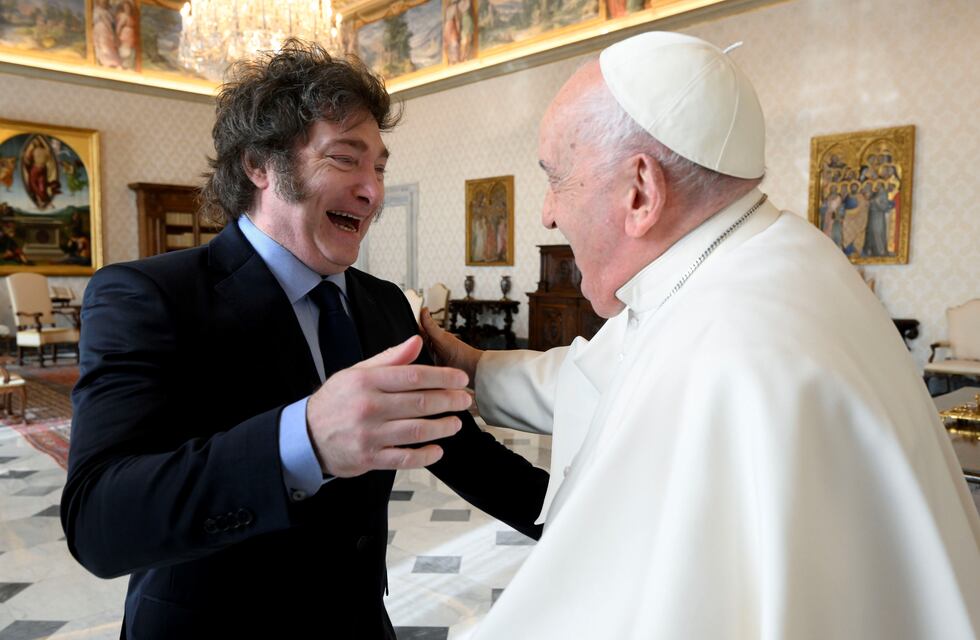 Milei y el Papa Francisco estuvieron reunidos durante una hora en el Vaticano
