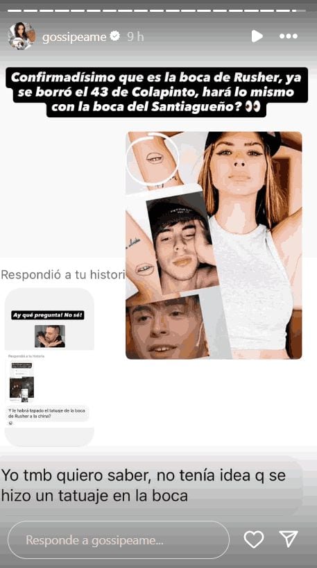 El tatuaje de la China Suárez que le dedicó a Rusherking