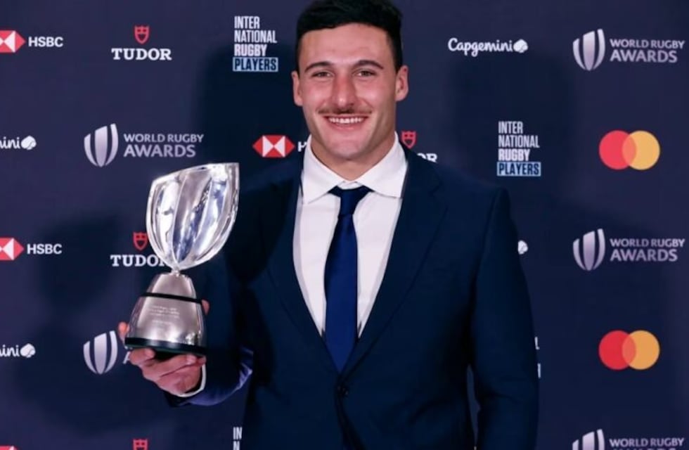 El mendocino Rodrigo Isgró fue elegido como el mejor jugador del año del rugby seven
