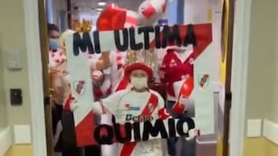 El festejo viral de Valentín, un "fana" de River