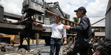 Compactaron vehículos que no estaban en condiciones de transitar en Rafaela