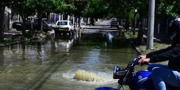 Aguas servidas. Un "río" de olor nauseabundo en Córdoba (José Hernández/La Voz).