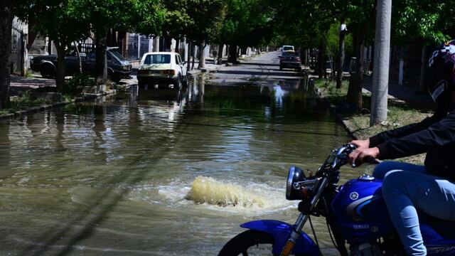 Aguas servidas. Un "río" de olor nauseabundo en Córdoba (José Hernández/La Voz).