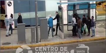 El robo se produjo en Pellegrini y Corrientes\u002E