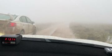 La niebla se hizo presente en el relevamiento de los caminos\u002E