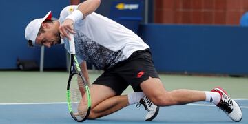 Guido Pella perdió ante Basilashvili y se despidió del US Open\u002E Foto: AP\u002E