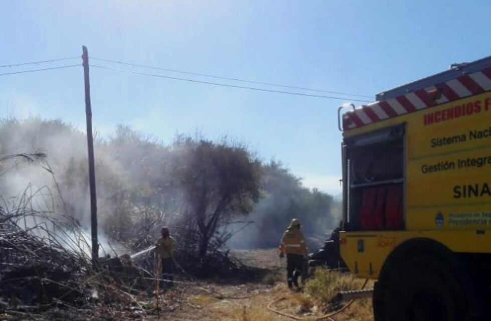 Controlan incendio en Fray Mamerto Esquiú