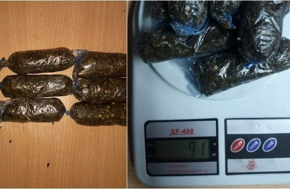 Incautaron mahihuana que un narcomenudista abandonó durante una persecución