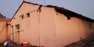 Así quedo la subsomisaría 5ª de La Calera en San Luis\u002E