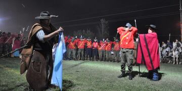 Gauchos jujeños recrean el \