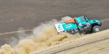 El cordobés Federico Villagra completó este miércoles su mejor tarea en el Dakar 2019\u002E