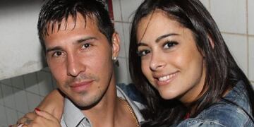 Larissa Riquelme junto a su pareja, Jonathan Fabbro\u002E