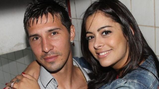 Larissa Riquelme junto a su pareja, Jonathan Fabbro\u002E