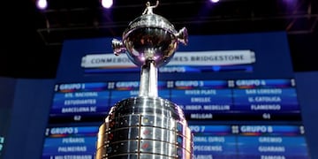 Se sortean los octavos de la Copa Libertadores con la chance de un River-Boca\u002E REUTERS/Jorge Adorno