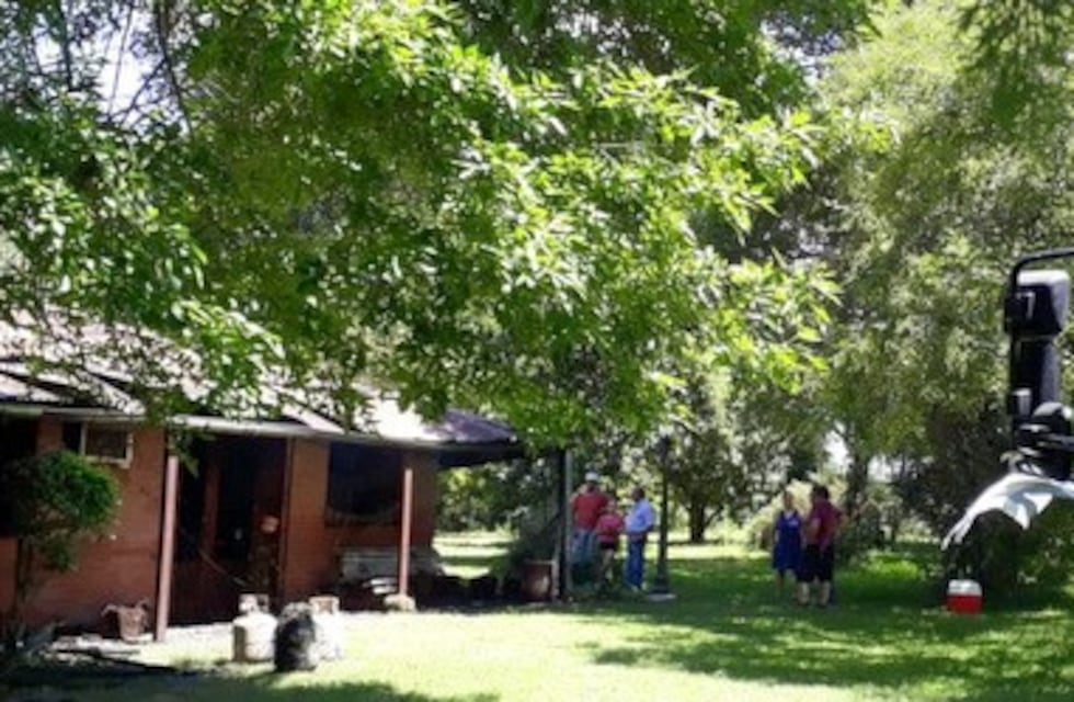 Una casa de fin de semana fue devorada por la llamas esta mañana