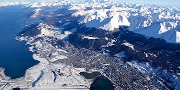 Ushuaia desde el aire\u002E