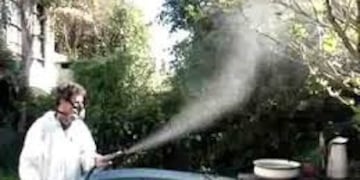 Así será el pulverizador con el que actuarán los bomberos voluntarios de la localidad\u002E IMAGEN ILUSTRATIVA\u002E