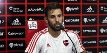 Facundo Quignon dialogu00f3 con la prensa este jueves en Bella Vista