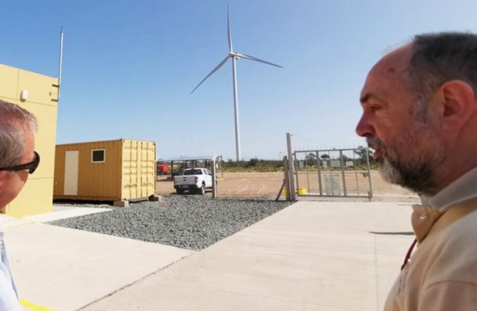 Autoridades del Gobierno de La Pampa recorrieron el Parque Eólico La Banderita