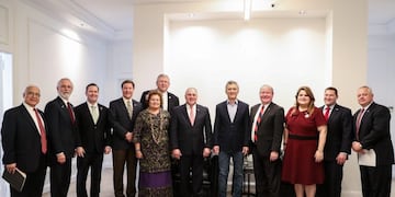 Mauricio Macri recibió en Olivos a congresistas de Estados Unidos\u002E (Presidencia)