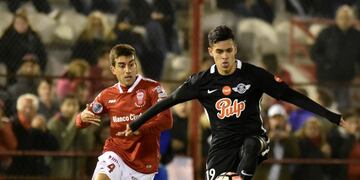 DYN72, BUENOS AIRES 11/07/2017, HURACÁN VS LIBERTAD DE PARAGUAY \u002EFOTO:DYN/TONY GOMEZ\u002E JESUS MEDINA buenos aires campeonato torneo copa sudamericana 2017 futbol futbolistas partido huracan libertad de paraguay