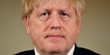 (FILES) In this file photo taken on March 19, 2020 Britain's Prime Minister Boris Johnson addresses a news conference to give a daily update on the government's response to the novel coronavirus COVID-19 outbreak, inside 10 Downing Street in London\u002E - British Prime Minister Boris Johnson was discharged from hospital on April 12, 2020, a Downing Street spokesman said, a week after being admitted for treatment for coronavirus and spending three days in intensive care\u002E \