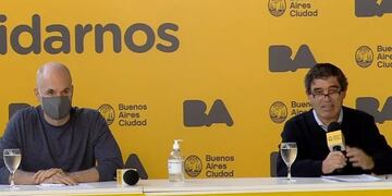 Conferencia de Horacio Rodríguez Larreta y Fernán Quirós\u002E