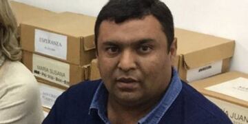 Fernando Vera, preso desde agosto, ganó la elección en Esteban Rams\u002E (Archivo)