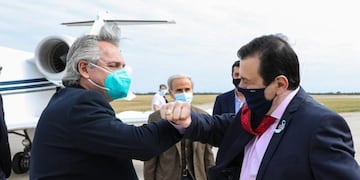 Alberto Fernández llegó a Santiago del Estero\u002E (Presidencia de la Nación)