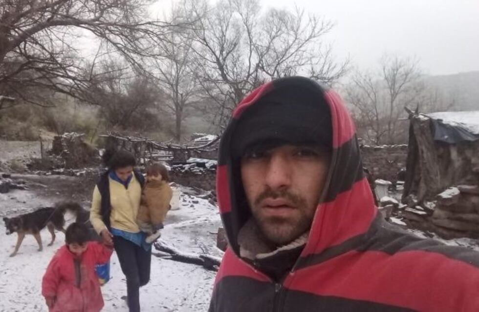Frío polar en San Juan pero nevó solo en un departamento