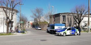 Choque Av Perón y Alvear\nFotos: SOMOS AZUL