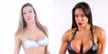 Antes y después de Pamela POmbo