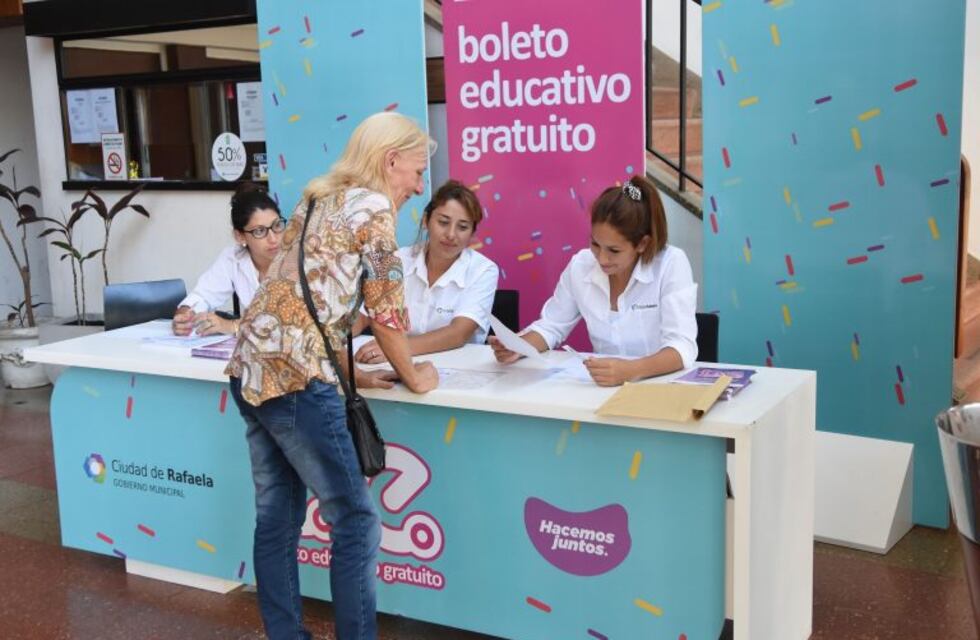 Paso a paso, cómo tener el Boleto Educativo Gratuito en Rafaela