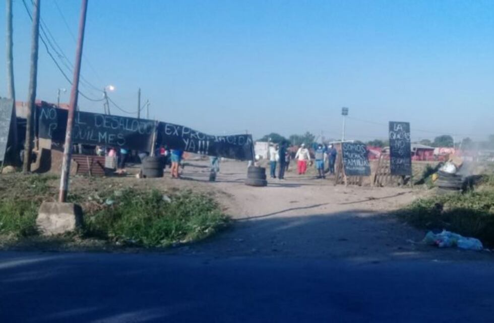 Buscan desalojar un asentamiento en el barrio Quilmes