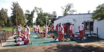 Los jugadores del equipo rojiblanco iniciaron la preparaciu00f3n para la u00faltima parte de la temporada.