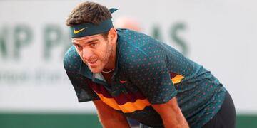 Juan Martín Del Potro y un difícil momento. (EFE)