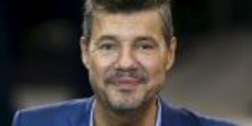 vista del recinto lugar donde se llevo la votaciu00f3n con los miembros votantes cuento de los votos habu00eda 76 votos cuando tenu00edan que ser 75rnrnMarcelo Tinelli, TV celebrity and vice-president of Argentina's soccer club San Lorenzo de Almagro, smiles during t